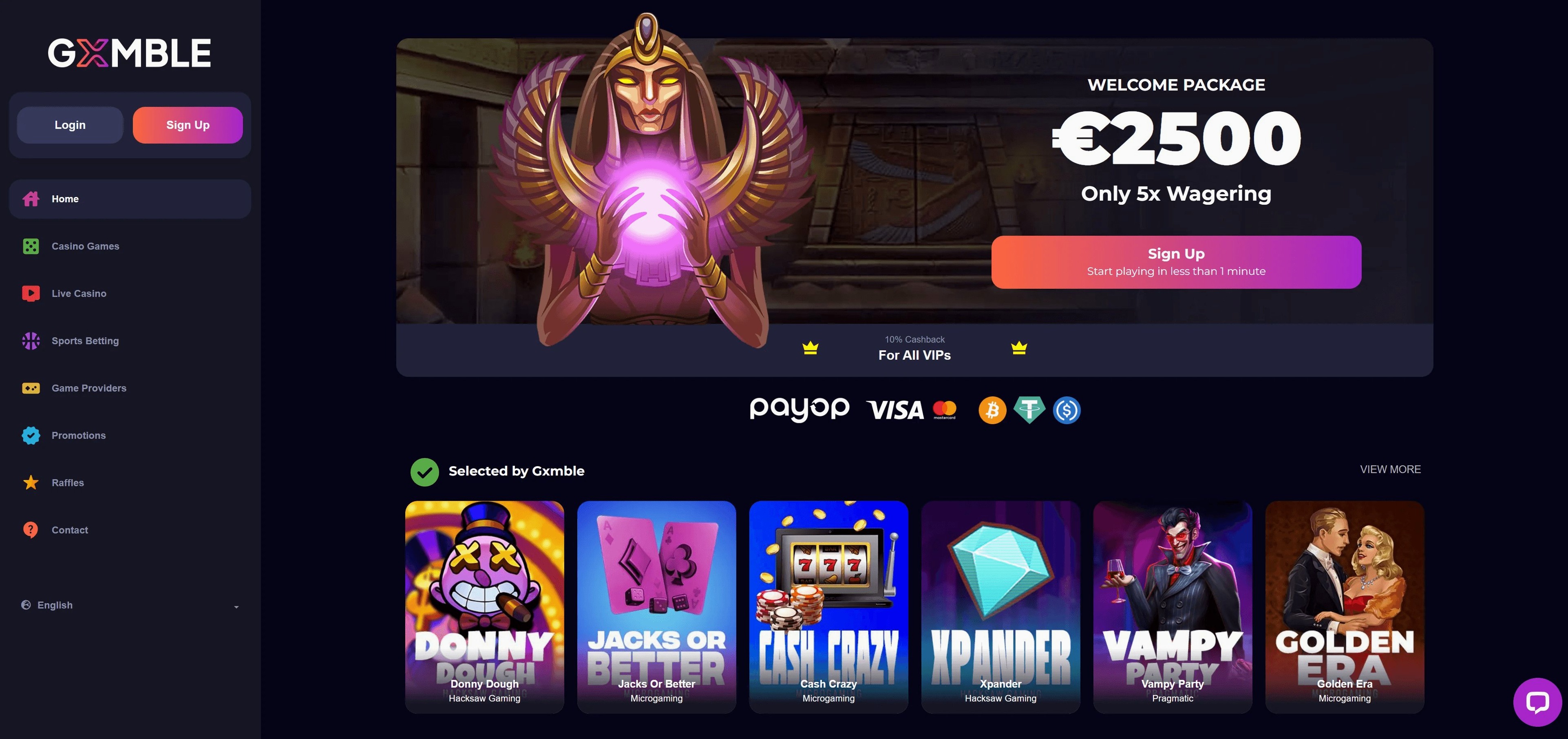 Gxmble Main Screenshot