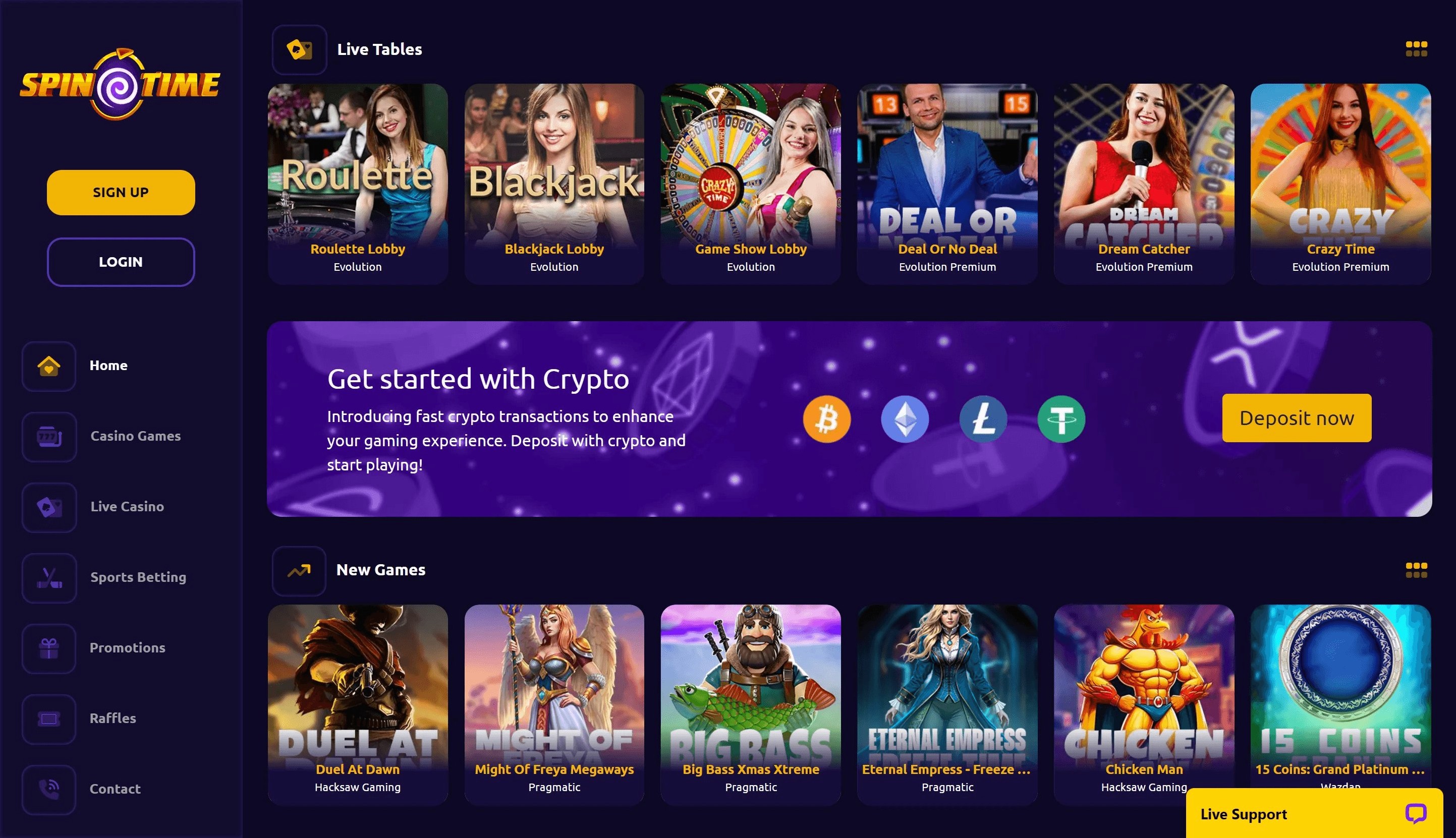 Spin Time Games Screenshot